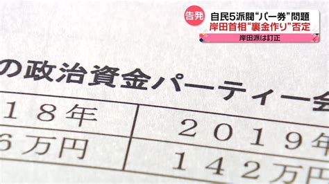 自民党5派閥“パーティー券”問題 岸田首相は“裏金作り”を否定（2023年11月21日掲載）｜日テレnews Nnn