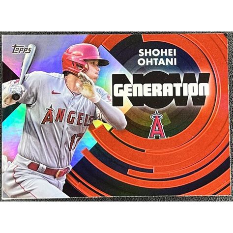 Mlb 球員卡 美國職棒 Shohei Ohtani 大谷翔平 2022 Topps Generation Now 蝦皮購物