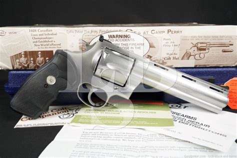 Colt Anaconda Mm Magnum Stainless Steel Da Sa Revolver