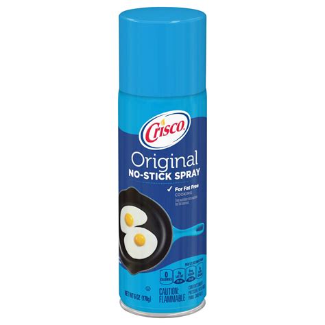 Crisco Original No Stick Cooking Spray 6 Oz Walmart