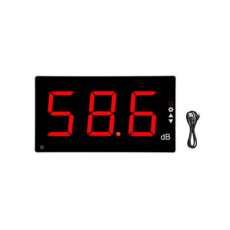 Sound Level Meter With Lar Lcd Screen Wall Mounted Digital Sound Level
