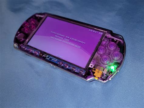 Custom Clear Purple Psp 3001 661 Pro C With Games Bundle Etsy