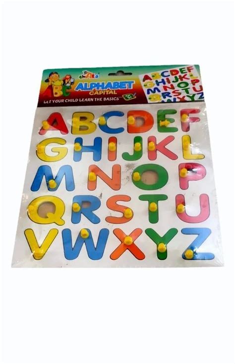 Wooden Alphabet Learning Toy Child Age Group 0 3 Yrs Pre Reading