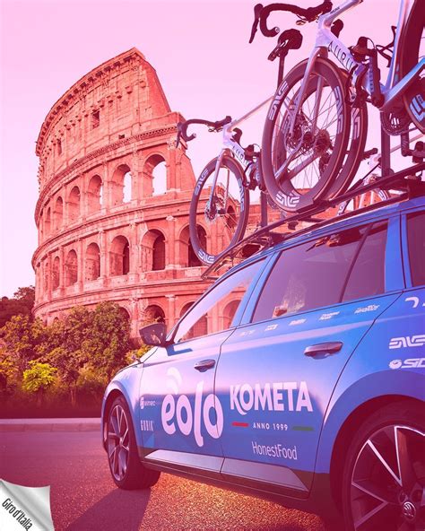 La Eolo Kometa Sar Al Via Del Giro Ditalia Team Polti Kometa