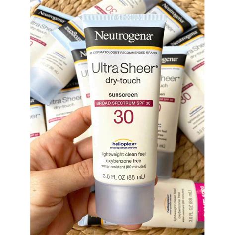 Kem ChỐng NẮng Neutrogena Ultra Sheer Dry Touch Spf 30 Sunscreen Lotion