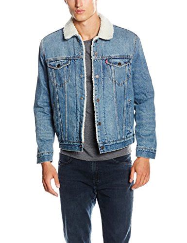 Levis Type 3 Sherpa Trucker Veste En Jean Homme