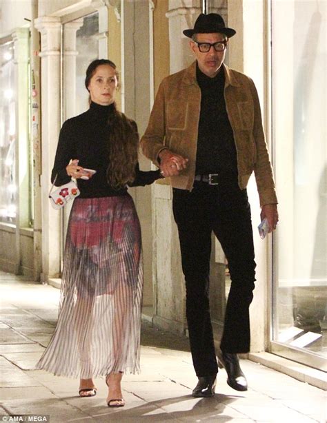 Jeff Goldblum 65 And Wife Emilie Livingston 35 Hold Hands In Venice