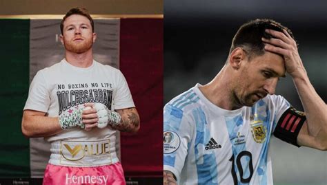 Canelo Lvarez Amenaza A Lionel Messi Por Pol Mico Gesto Con La