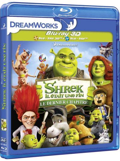 Shrek 4 Il était une fin Blu ray 3D 2D Mike Mitchell Blu ray