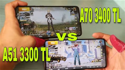 A51 VS A70 Pubg Mobile Performans Testi YouTube