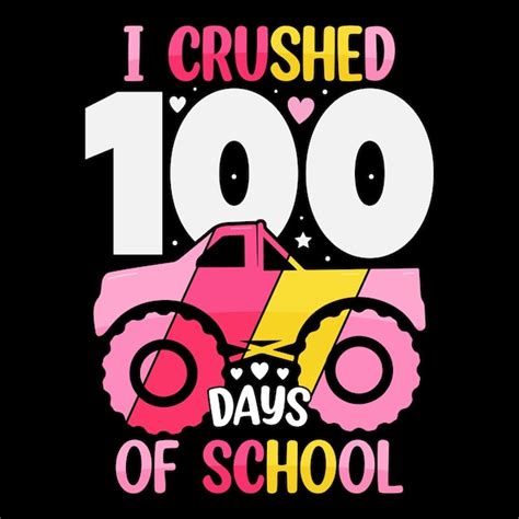 Premium Vector 100th Days Of School Hundred Days T Shirt Design