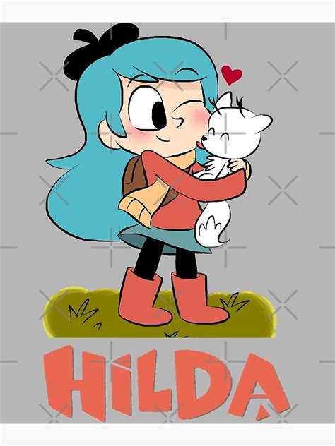 Make Friends With Monsters Hilda Netflix Artwork Funny Graphic Ts