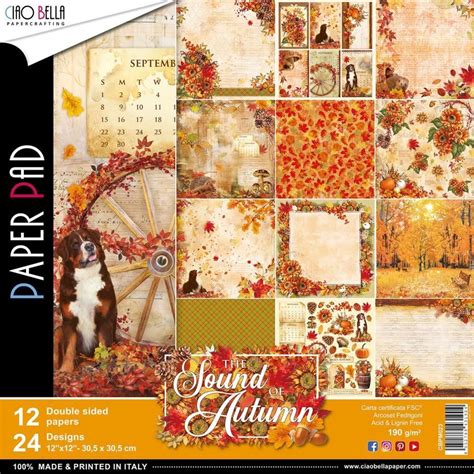 Ciao Bella Sound Of Autumn Designs Each Fall Scrapbook