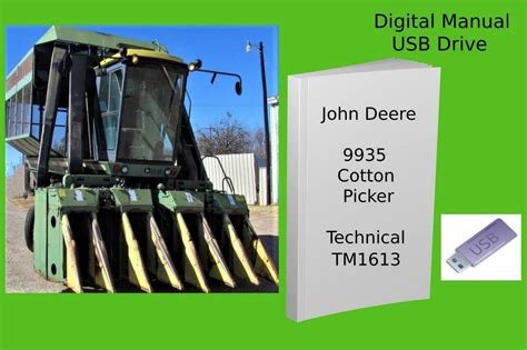 John Deere 9935 Cotton Picker Technical Manual See Description EBay