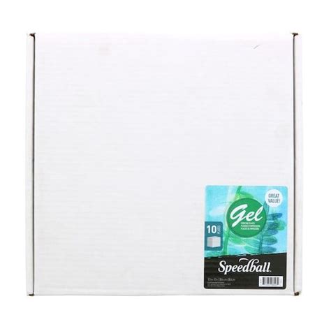 Speedball® Gel Printing Plate 10ct Michaels Printed Plates