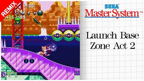 Sonic And Knuckles Launch Base Zone Act 2 Sega Master System Remix