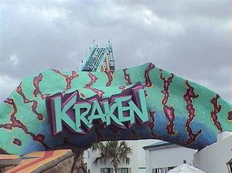 Kraken Roller Coaster Photos, Sea World Orlando