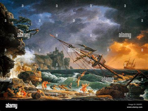 Ship wreck painting hi-res stock photography and images - Alamy