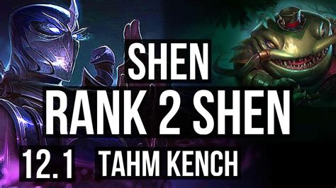 Shen Vs Tahm Top Rank Shen M Mastery Games Na