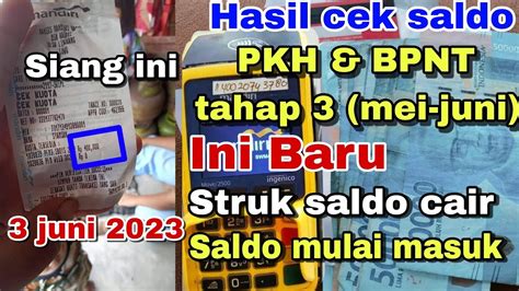 Pkh Hari Ini Cek Saldo Pkh Bpnt Tahap Mei Dan Juni Siang Ini Tanggal