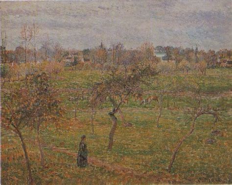 Apple Trees In A Meadow At Eragny Camille Pissarro Artwork On USEUM