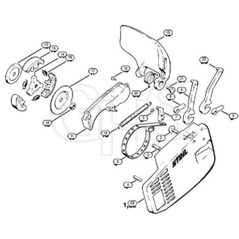 Genuine Stihl 015 AV D Chain Brake GHS