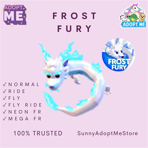 Frost Fury Adopt Me Pet Roblox Lazada Indonesia