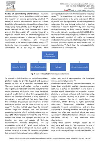 Review Various Types Routes Administration Chondroitinase Enzymes Pdf