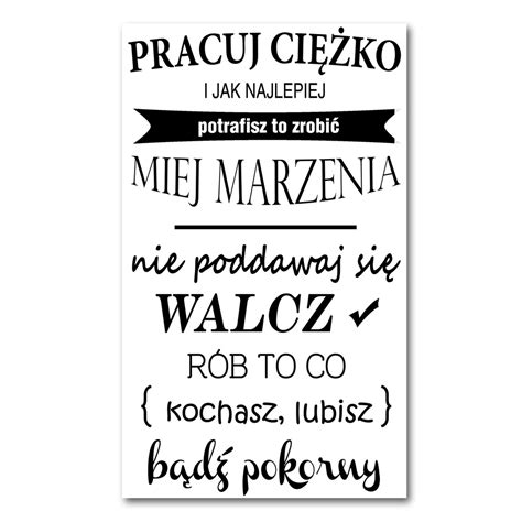 Plakaty Do Biura Pracy Motywacja Cytaty A3 30x42 7203001961