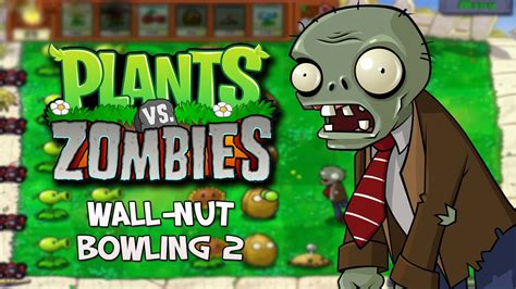 Plants Vs Zombies Mini Game Wall Nut Bowling 2 YouTube