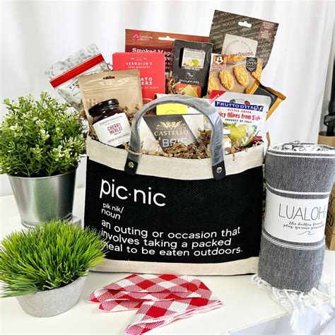 A Picnic Time Gourmet Gift Tote Vancouver Gift Baskets