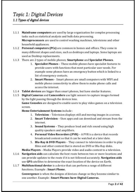 SOLUTION Igcse Edexcel Ict Revision Notes Studypool