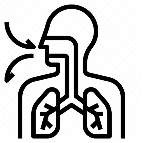 Anatomy Biological Respiratory System Icon