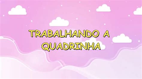 BERÇÁRIO 1 QUADRINHA AULA 5 YouTube