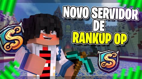 Novo Servidor Rankup Overpower Minecraft Br Youtube