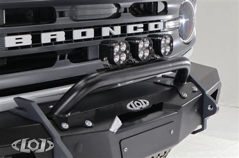 Ford Bronco Black Ops Full Width Winch Front Bumper By Lod Offroad Bfb210 Xx