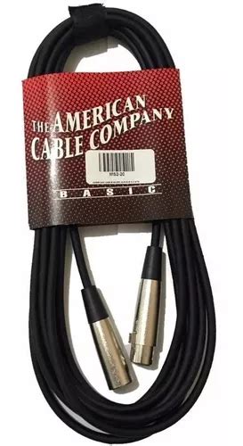 American Cable Ms2 20 Cable Para Micrófono Xlr De 6 Metros Envío gratis