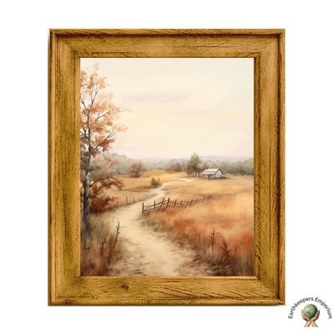 Autumn Country Road Landscape PRINTABLE Wall Art Digital - Etsy