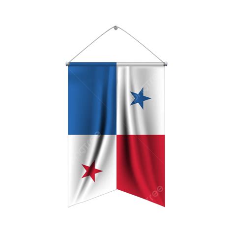 Bandera De Panamá Ilustración 3d Con Transparente Vector Png Panamá