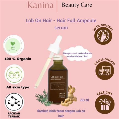 Lab On Hair Anti Hair Fall Ampoule Serum Serum Anti Rambut Rontok