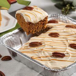 Pumpkin Cake With Caramel Cream Cheese Frosting Macey S