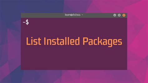 How To List Installed Packages On Ubuntu And Debian