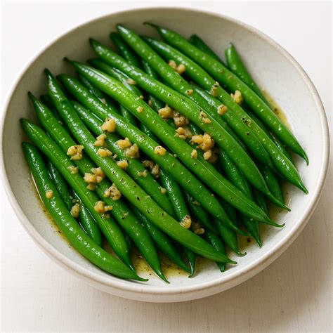 garlic butter green beans dinner bestie