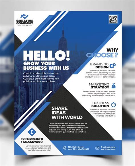 Free Download : Creative Company Flyer Templates Design (PSD) | Flyers ...