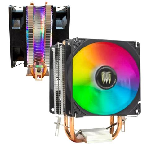 Air Cooler Duplo Cpu Rgb Ryzen Intel Am Am