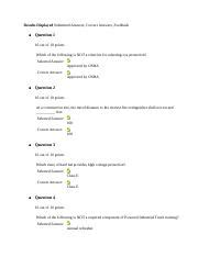 Unit 4 Assessment Docx Results Displayed Submitted Answers Correct