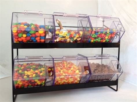 Jumbo Mini Bin Display Rack Wire Rack Display Candy Rack