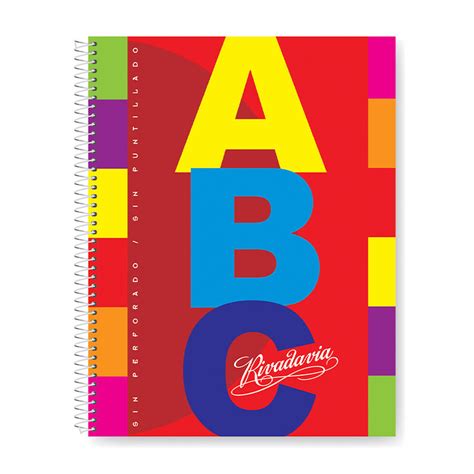 Cuaderno Espiralado Rivadavia Abc Tapa De Cart N X Cm Hojas