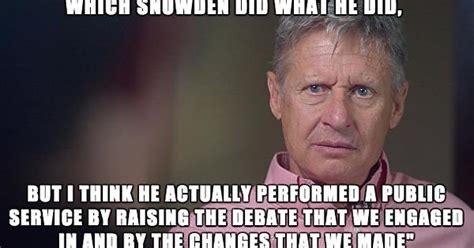 Gary Johnson On Nsa Leaker Edward Snowden Meme On Imgur