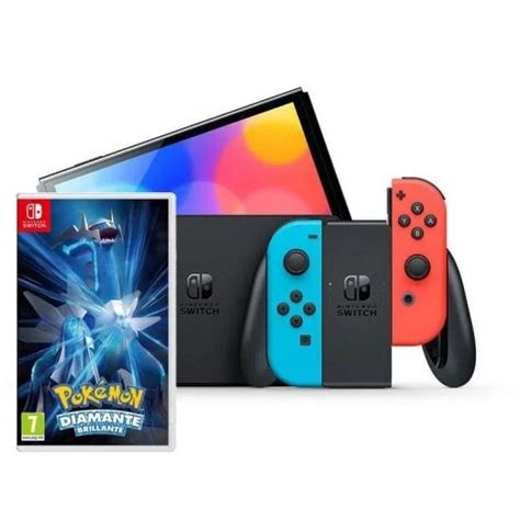 Venda Nintendo Pack Switch Oled Azul Néonvermelho Néon Pokémon